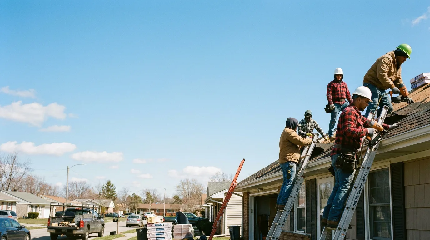 Roofing in Crystal, MI near me